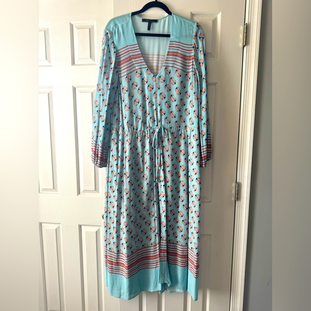 BCBGMaxazria's print maxi dress